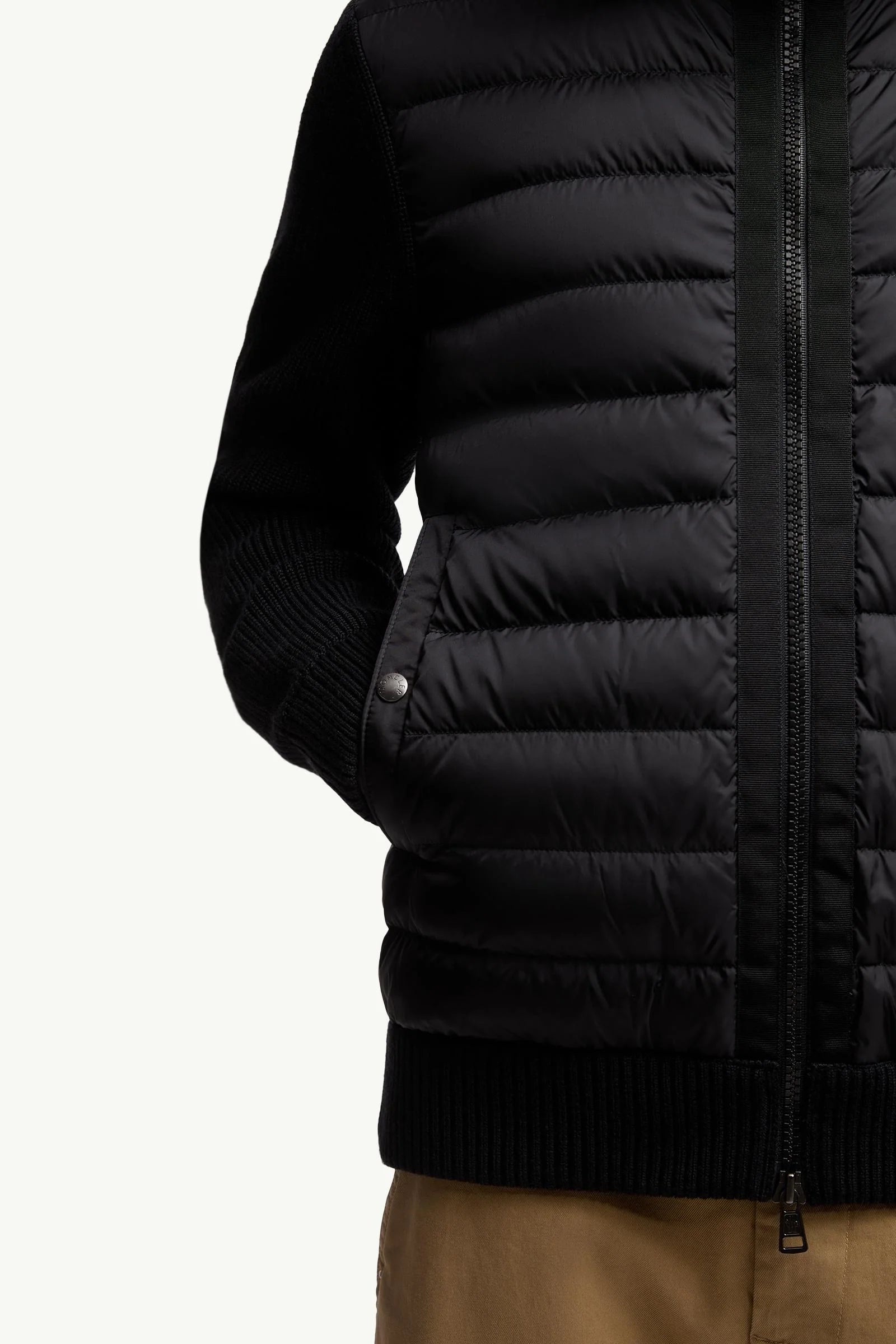 Le cardigan MONCLER matelassé